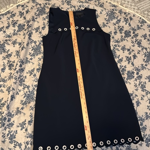 Jcrew Blue Sleeveless Dress Dresd  10 - Picture 8 of 8